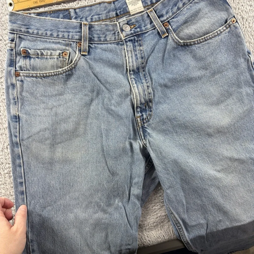 Vintage Levi 550 Jeans Mens 36x30 (Fits 32x28) Light Wash Relaxed Fit Y2K Fade